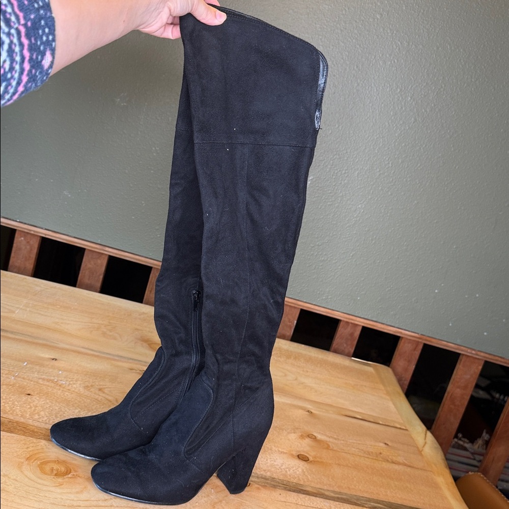 Ivanka Trump Black Heeled Boots
